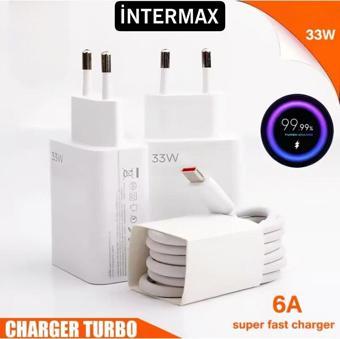 Type-c 33w (WATT) Turbo Hızlı Şarj Cihazı Adaptörü Ve Kablosu (KUTULU SET)