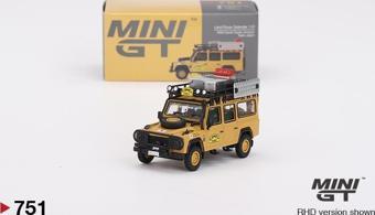 Mini GT Land Rover Defender 110 1989 Camel Trophy Amazon Team Japan 751