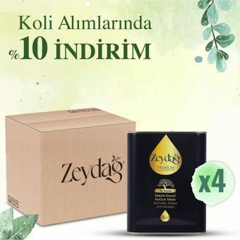 Zeydağ İlk Damla 2 Lt Erken Hasat Soğuk Sıkım Naturel Sızma Zeytinyağı 4'Lü Koli