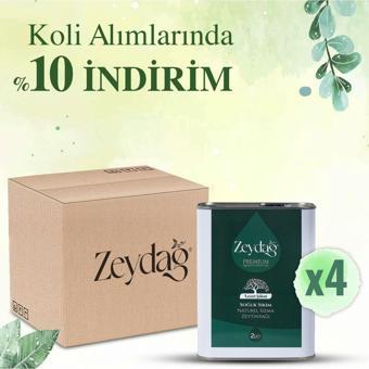 Zeydağ Lezzet Şöleni 2 Lt Soğuk Sıkım Naturel Sızma Zeytinyağı 4'Lü Koli