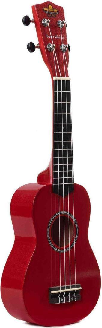 Havana HK-21RD Soprano Ukulele- Kırmızı