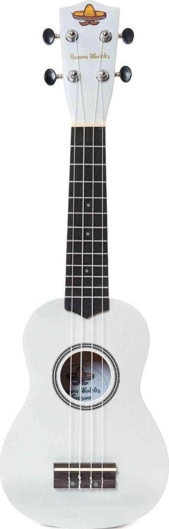 Havana HK-21WH Soprano Ukulele- Beyaz