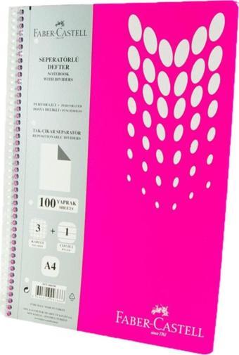 Faber-Castell Seperatörlü 4 Bölüm Defter