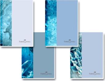 Faber-Castell Kapak A5 Snow White Çizgisiz Defter 4'Lü