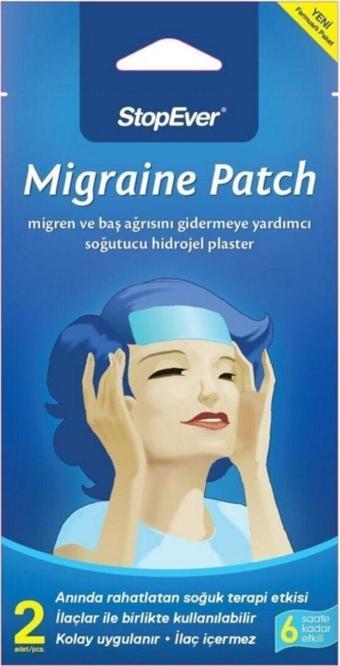 StopEver Migraine Patch Ve Baş Ağrısına Karşı Hidrojel Plaster