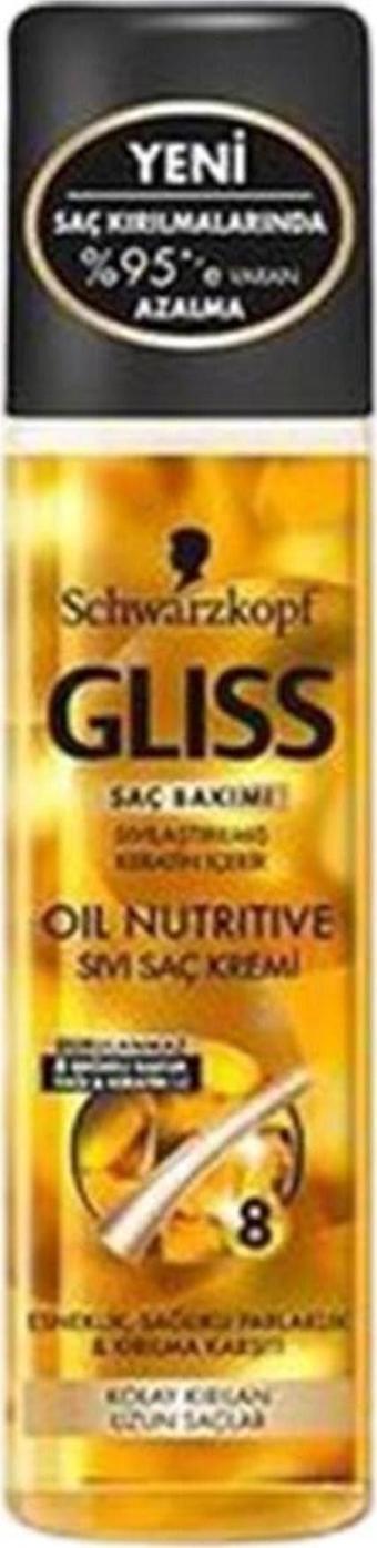 Gliss Glıss Sıvı Saç Kremi Oil Nutritive