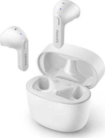 Philips Tat2236Wt Gerçek Kablosuz Kulaklık Beyaz (Ipx4) - 6+12 Saat