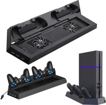 Dobe Multi-Function Fanlı Stand Ps4, Ps4 Slim (Pro Uyumlu)