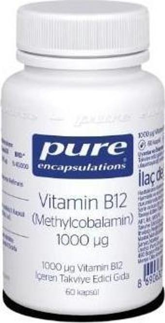 Pure Encapsulations Vitamin B12 1000 Mcg 60 Kapsül