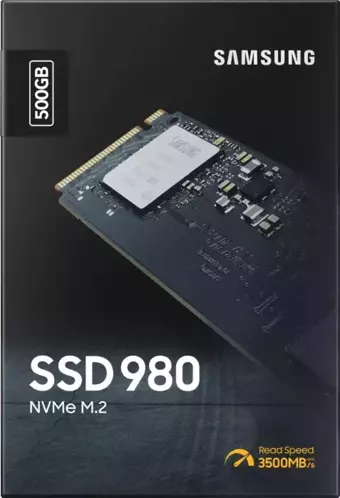 Samsung 980 500GB M.2 NVMe SSD (3100-2600MB/s)