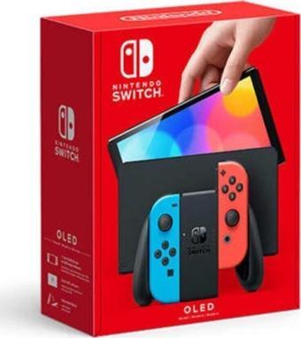 Nintendo Switch 64 GB Konsol Oled Model - Kırmızı/Mavi