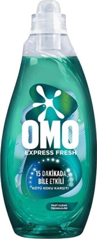 Omo Express Fresh Kötü Koku Karşıtı Beyaz ve Renkliler Sıvı Çamaşır Deterjanı 1480 Ml