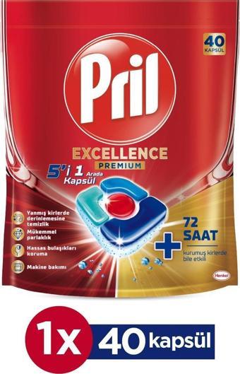 Pril Excellence 5/1 Arada 40'lı Kapsül