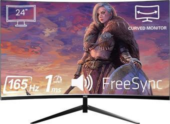 IZOLY Sindar 2456C165 24" 1ms 165Hz AMD Free Sync FHD LED HDMI DP VA Curved Oyuncu Monitör