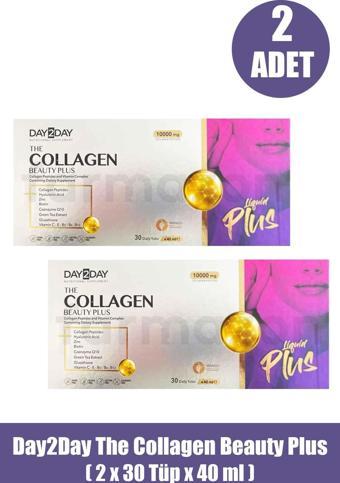 Day2Day The Collagen Beauty Plus 30 Tüp x 40 ml 2 ADET