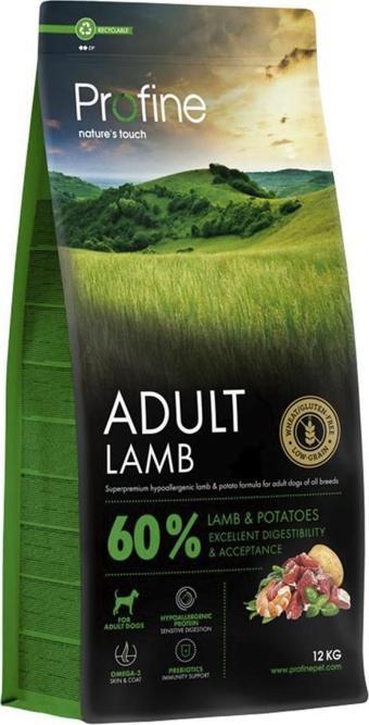 Profine 12kg Gluten Free Adult Lamb Glutensiz Kuzu Etli Yetişkin Köpek Maması