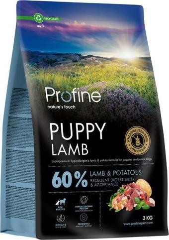 Profine 3kg Gluten Free Puppy Lamb Glutensiz Kuzu Etli Yavru Köpek Maması