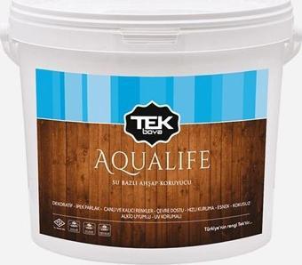 TEK AQUALIFE SU BAZLI AHŞAP KORUYUCU AÇIK MEŞE 0,75 LT