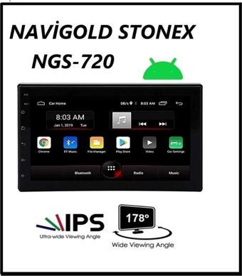 Navigold NGS-720 7 İnç Üniversal Android 13 Usb-BT-Navigasyon Double Teyp 2GB RAM 32GB HAFIZA