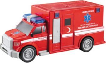 Adeland Nitro Oyuncak Speed 1:20 Ambulans Kırmızı 2013000407