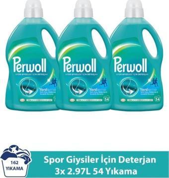 Perwoll Sıvı Çamaşır Deterjanı 2,97 lt Sport 3 ADET