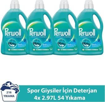 Perwoll Sıvı Çamaşır Deterjanı 2,97 lt Sport 4 ADET