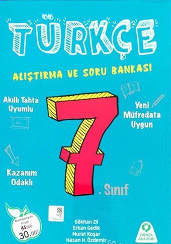 7. Sınıf Türkçe Alıştırma ve Soru Bankası Örnek Akademi Yayınları - Örnek Akademi Yayınları