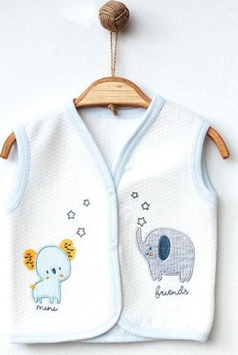 Ekebaby Mini Friends Lüks Kapitone Yelek 44114