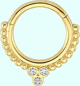 Altın Halka Piercing Cemre 14 Ayar