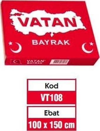 Vatan Türk Bayrağı 100x150 VT108