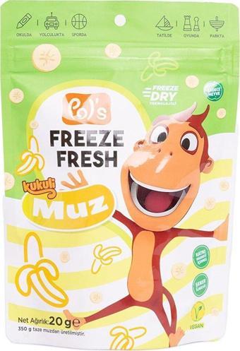 Pol's Kukuli Freeze Fresh Muz 20 gr