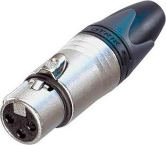 Neutrik NC3FXX XLR 3 Pin Dişi Konnektör Silver Contact