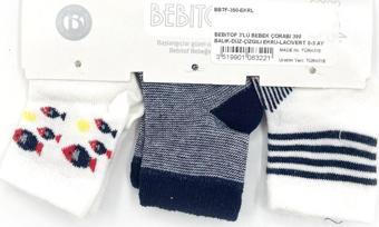 Bebitof 3'lü Bebek Çorabı 390