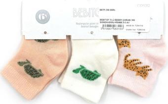 Bebitof 3'lü Bebek Çorabı 398