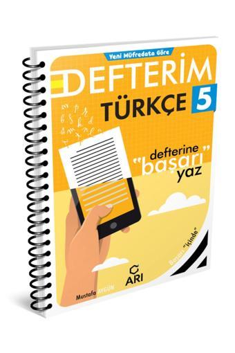 Arı Yayıncılık 5 Sınıf Türkçe Defterim - Arı Yayıncılık