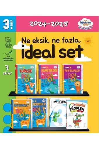 Öğretmen Evde Yayınları Öğretmen Evde 3.Sınıf 7'Li İdeal Set 2024-2025 - Öğretmen Evde Yayınları