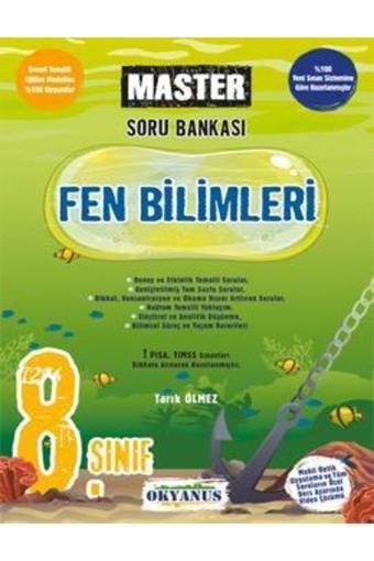 Okyanus Yayıncılık 8. Sınıf Fen Bilimleri Master Soru Bankası / Kolektif / Okyanus Yayınları / 9786057985644 - Okyanus Yayıncılık