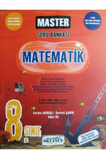 Okyanus Yayıncılık 8.Sınıf Lgs Master Matematik Soru Bankası - 2021 Lgs Kitapları - Okyanus Yayıncılık