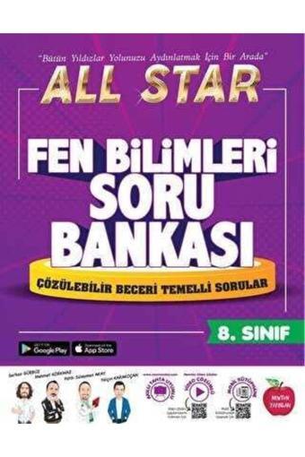 Newton Yayınları 8. Sınıf All Star Fen Bilimleri Soru Bankası - Newton Yayınları