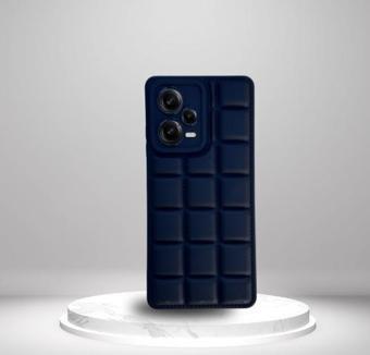 Xiaomi Redmi Note 12 Pro Uyumlu  Silikon Madlen Case SİYAH