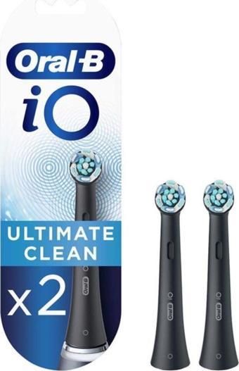 Oral-B İo Ultimate Clean Siyah Diş Fırçası Yedek Başlığı 2 Adet