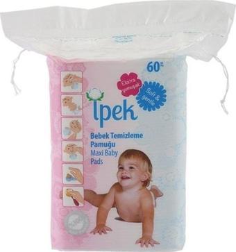 İpek Hidrofil Maxi Bebek Pamuk Pedi 60'Lı