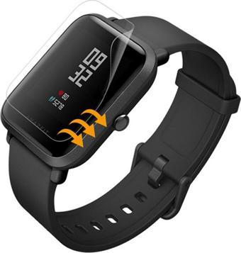 Winex Mobile Amazfit Bip-Bip Lite Ön Darbe Emici Ekran Koruyucu Nano Cam (4 Adet)