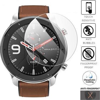 Winex Mobile Amazfit Gtr 47Mm Ön Darbe Emici Ekran Koruyucu Nano Cam (4 Adet)