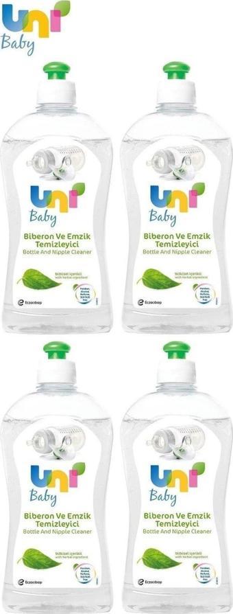 Uni Baby Biberon Ve Emzik Temizleyici 500Ml (Yeni) 4 Lü Set