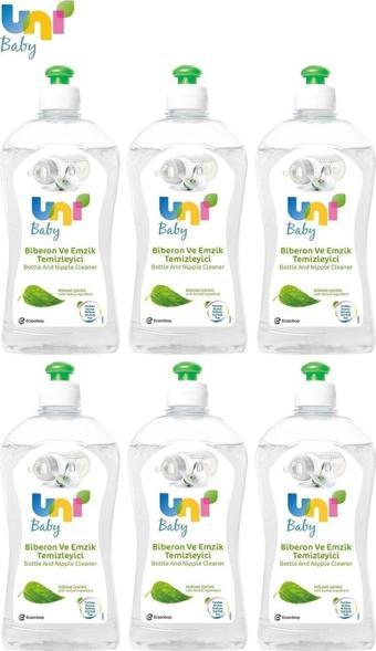 Uni Baby Biberon Ve Emzik Temizleyici 500Ml (Yeni) 6 Lı Set