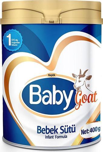 Baby Goat 1 Keçi Sütlü Bebek Sütü 400 gr 0-6 Ay