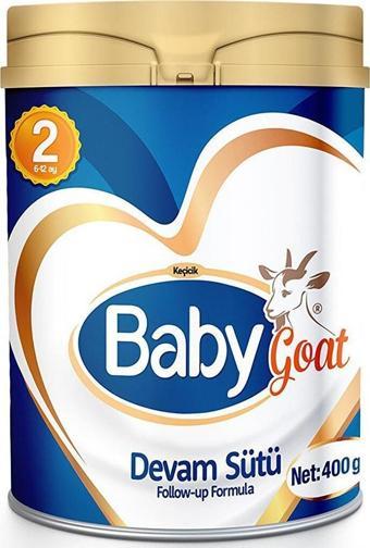 Baby Goat 2 Keçi Sütlü Devam Sütü 400 gr 6-12 Ay