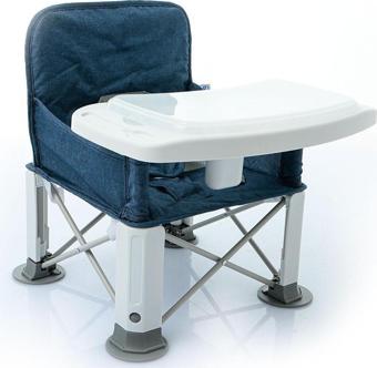 baby plus Picnic Yükselticili Mama Sandalyesi Mavi