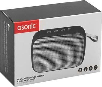 As-02 Gümüş Bluetooth 3W Tf-Usb Destekli Speaker Hoparlör